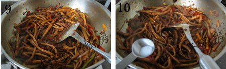 干锅茶树菇步骤9-10
