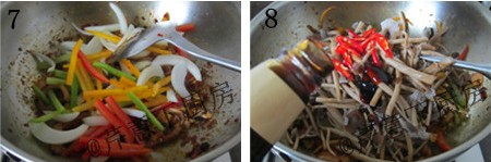 干锅茶树菇步骤7-8