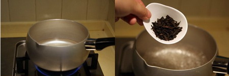 锅煮奶茶步骤1